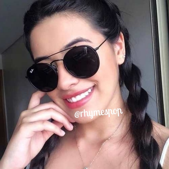 all black round ray bans